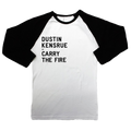 Carry The Fire Raglan (Black/White)