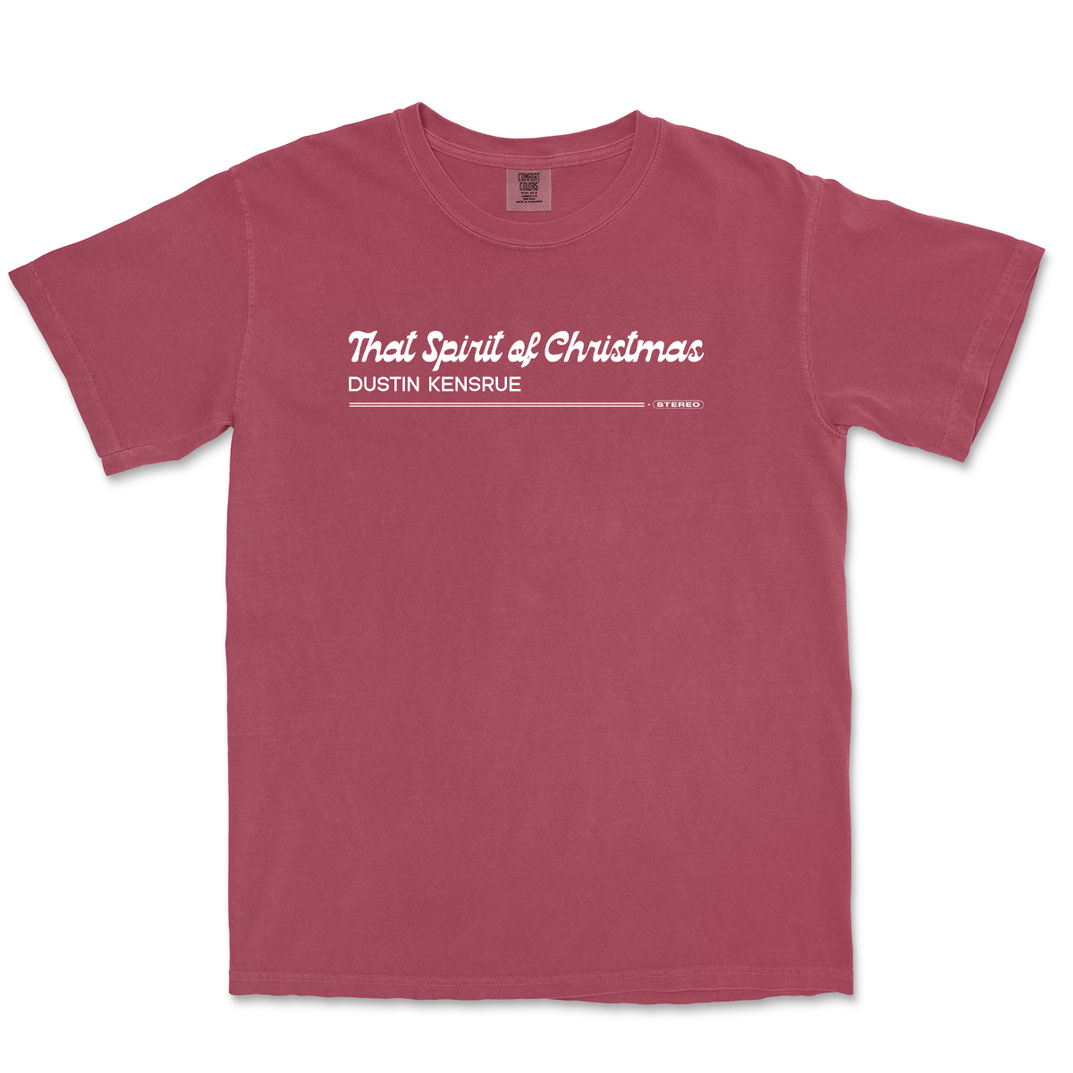Dustin Kensrue That Spirit Of Christmas T-Shirt (Brick)