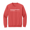 Dustin Kensrue That Spirit Of Christmas Crewneck Sweatshirt (Red)