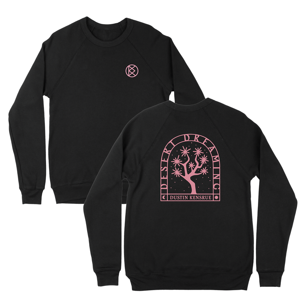 Desert Dreaming Crewneck Sweatshirt (Black)