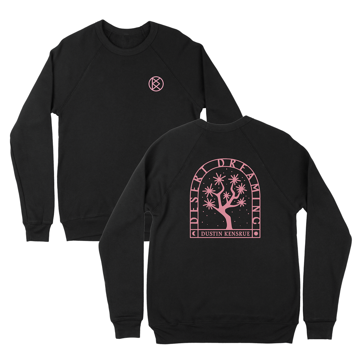 Desert Dreaming Crewneck Sweatshirt (Black)