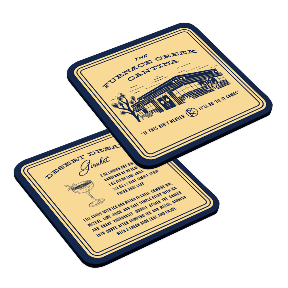 Furnace Creek Cantina Coaster (2-Pack)